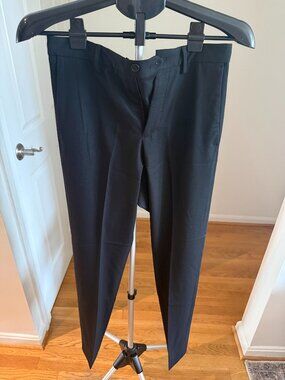 Zara black slim fit trousers - size 29